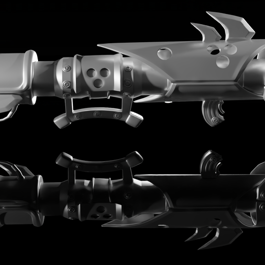Jinx Fishbones Bazooka - League of Legends Cosplay - LOL 3D print model 3D model