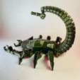 IMG_2509.jpeg Mechanical Scorpion - Print in Place Desk Organizer | Pen Holder