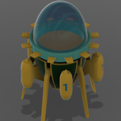 Trunks-Time-Machine.png Archivo STL La máquina del tiempo de Trunk・Diseño de impresora 3D para descargar