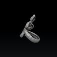 sadfwesfrwefrwsefd41sfew4es5f4sre.jpg Snake Ring v3 Hollowed 3D print model