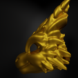 7.png Cute Dragon Cosplay Face Mask 3D print model