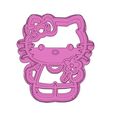 KITTY-CON-FLOR.jpg PACK 3 HELLO KITTY COOKIE CUTTER