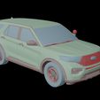6.png Ford Police Explorer 2020 3D imprimível a coresMulti Material