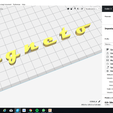cura.png MAGNETO font lowercase 3D letters STL file
