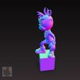Cool-Dog-Character-FigureScreenshot_13.jpg Cool Character on a Cube - Stylish and Accessorized 3D Printable Figure