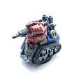 Grot_Tank_Snipa_Painted_1.jpg GROT SNIPA TANK - 32MM BASE - (KILL TEAM KOMMANDO SNIPA BOY PROXY)