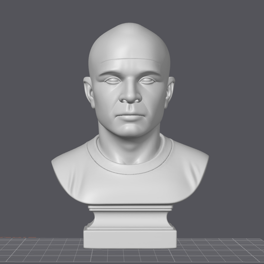 👤 Andrés Iniesta Bust - 3D Model of the legendary Spanish footballer ...