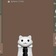 Screenshot_20230304-165356.png OBJ file Kawaii kitty for mobile phone.・3D printable model to download