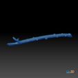 LongBranch.jpg Archivo 3D Camaleón de tres cuernos - (Trioceros jacksonii)-STL-3D archivo de impresión incl. originales (Cinema, Zbrush) con textura de tamaño completo de alto polígono・Diseño imprimible en 3D para descargar