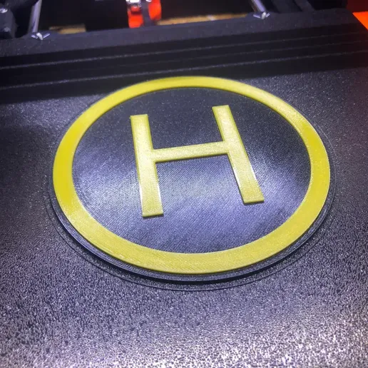 Helicopter Landing Pad | 3D Printable STL 3D model preview