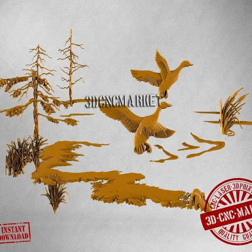 Ducks-flying.jpg Canards volant STL, Canards volant figure 3d, stl, fichiers STL imprimante 3d, impression 3d stl, meilleur stl, fichiers STL, fichier stl impression 3d