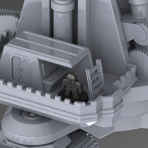 Space-Dwarf-Mammoth-Cannon-Render-07.jpg Tofty's Space Dwarf Mammoth Cannon 28mm