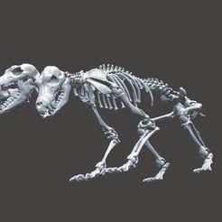 Unbenannt21.JPG Файл STL Unknown Creatures - Cerberus Skeleton・Модель 3D-принтера для скачивания, HarryHistory