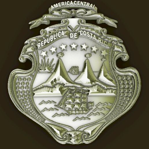 escudo-costarica6.jpg Coat of arms Costa Rica Escudo de Armas de Costa Rica