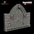 Stone-Wall-Double-Door-X2-Thumbnail-V2b-OpenLock.jpg OpenLOCK opening doors dungeon doors - LegendGames