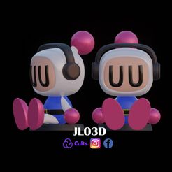 LOGO-BOMBER.jpg Bomberman headset - Fan art Figure