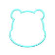 1.png Honey Bear Cookie Cutters | STL File