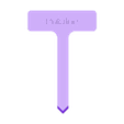 Potatoe.stl Plant Identification Stakes