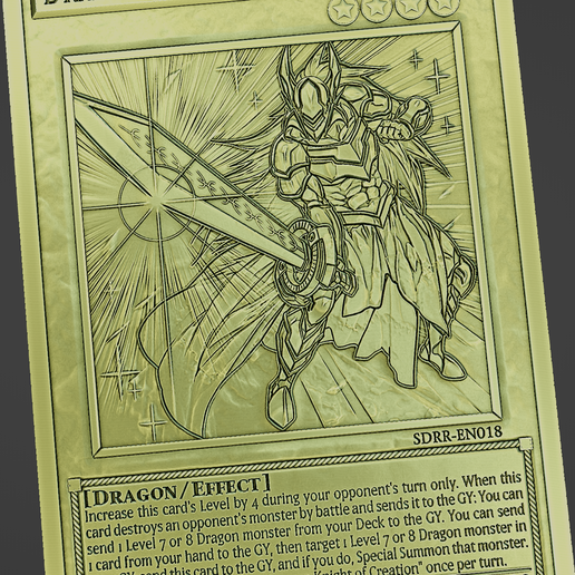 STL file Dragon Knight of Creation - yu-gi-oh! 🐉 ・3D printable design ...