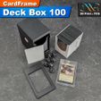 cardframe-deckbox-100-basic-mtg-commander-edh-3dprint-dna2.jpg Caixa do baralho Commander 100 - Impressão 3D | Caixa do baralho MTG EDH, Caixa do baralho Pokémon, One Piece TCG, Caixa do baralho Riftbound | Design básico