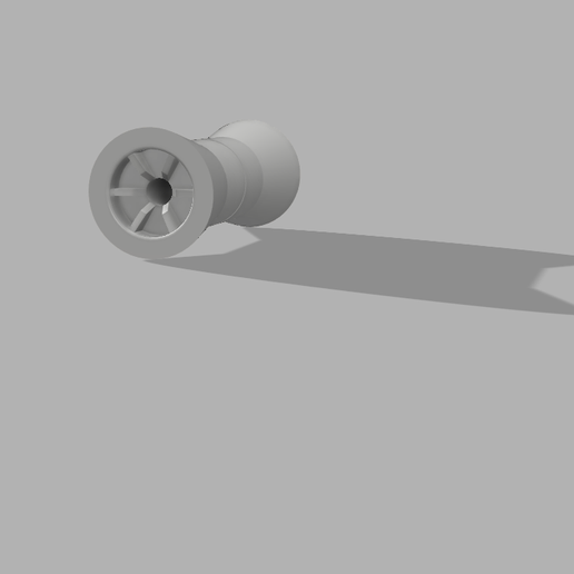 Roller for boat hull 3D model