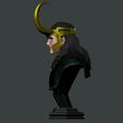 03.jpg LOKI Bust 2 Heads - Marvel - Avenger - Infinity war 3D print model