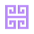 Greek_Key_1_overlay.STL Free STL file Greek Keys Furniture Overlay・3D printing template to download