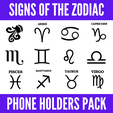 maria-prieto-10.png Signs of the Zodiac - Phone Holders Pack