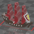 Lannister_Boat_Side.png GAME OF THRONES BOARDGAME BOAT - HOUSE OF LANNISTER
