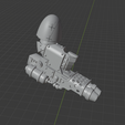 NewCanvas7.png Бесплатный STL файл One handed Heavy Flammer (Poseable)・План 3D-печати для скачивания