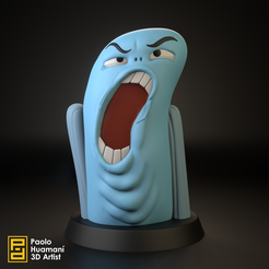 Final1.png STL file Fish - Sponge Bob・3D printable model to download