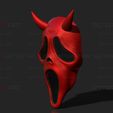 001a.jpg Demon Ghost Face Mask from Dead by Daylight - Halloween Cosplay