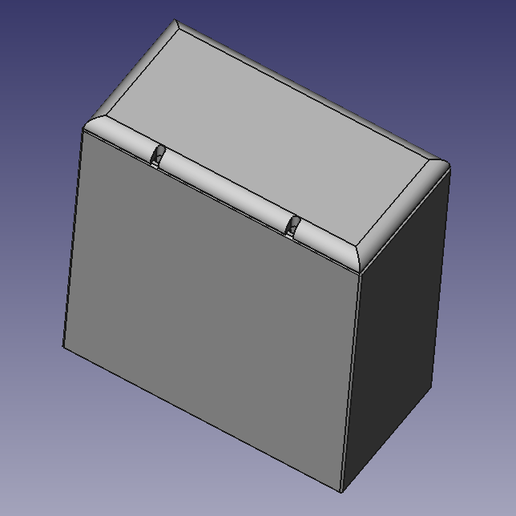 Download STL file Dual battery box type O TM 1928 for telephone