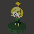 colored front.png Isabelle Animal Crossing Retro