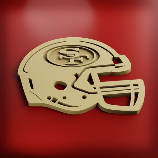 NFL SAN FRANCISCO 49ERS HELMET COASTER
