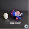 007.jpg Kinder Surprise Egg Toy plane - No Supports