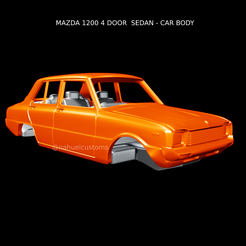 Nuevo-proyecto-2022-01-29T160428.563.png Fichier STL MAZDA 1200 4 DOOR SEDAN - CARROSSERIE DE VOITURE・Modèle imprimable en 3D à télécharger