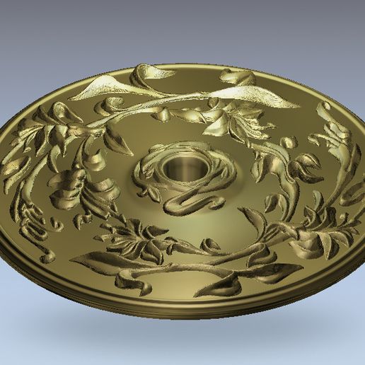 Vintage mouldings for old classic apartments cnc art router machine 3D printed - 3D model önizlemesi