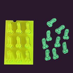 SpriklesSex.jpg Archivo STL Sprikles - Cortante Miniaturas Sex.・Modelo imprimible en 3D para descargar