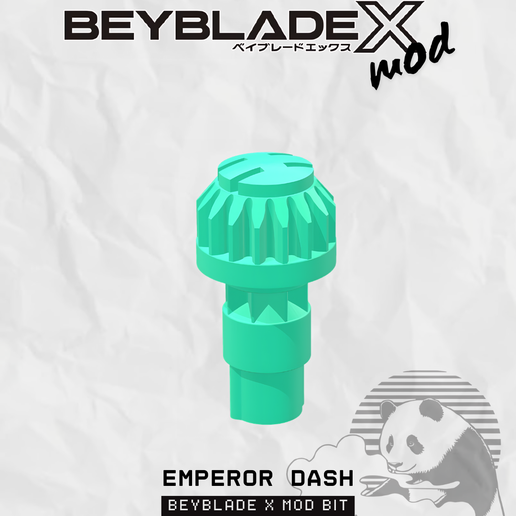 Beyblade X Bit Mod Emperor Dash (ED)