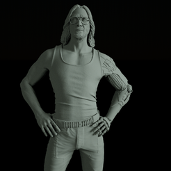 Silverhand0003.png Free 3D file Cyberpunk 2077 - Johnny Silverhand・3D printing design to download