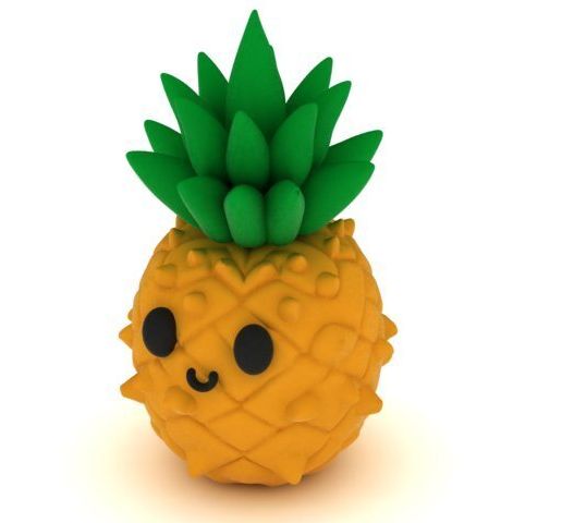3.jpg Bonita piña kawaii imprimible en 3D
