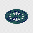roseace notre dame.png Бесплатный STL файл table home kitchen empty pocket coaster table coaster gothic rose window notre-dame de paris・3D-печатная модель для загрузки