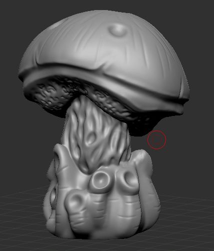 Mushroom, Fungus - 3D model önizlemesi