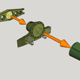 Weapons-pylon-assembly.png 1/24 Monogram Huey Gunship weapons super detail set.