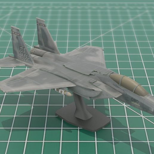 1/144 F-15EX CX JSI 空対空改造セット 3Dプリント 開発中 🦅 F15EX Eagle2 3D Print 3MF Model・ STL File for 3D printing・Cults