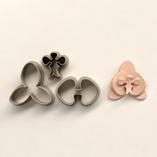 Polymer Clay Cutter STL 3D Printable | Digital File - Orchid EC 14