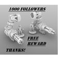 Gatling-Final-Thanks.jpg 1000 FOLLOWER AWARD!!!  Thanks!  Rotary Cannon For Questing Knights