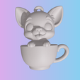 tea-cup-dog-puppy-stl.png Tea cup cute puppy keychain