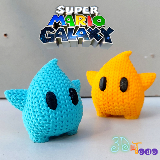 luma estilo tejido – Super Mario Galaxy – Impresión en su sitio